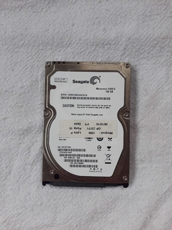 Hd Para Notebook Seagate 160gb