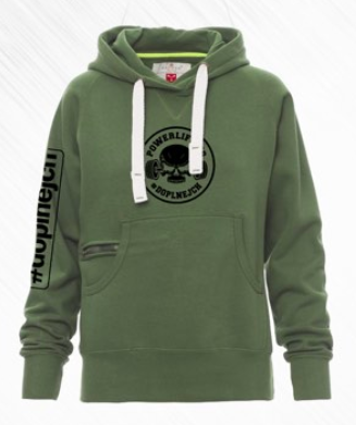 Mikina Doplnejch powerlifting zelená dámská