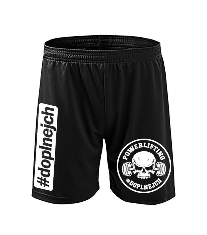 Šortky Doplnejch powerlifting černé