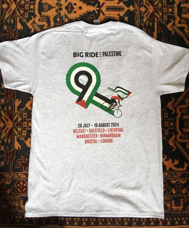 The Big Ride 2024 Tour T-Shirt (Light Grey)