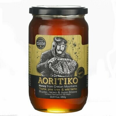 Aoritiko Honey from Thyme, Pine Tree and Wild Herbs 950g