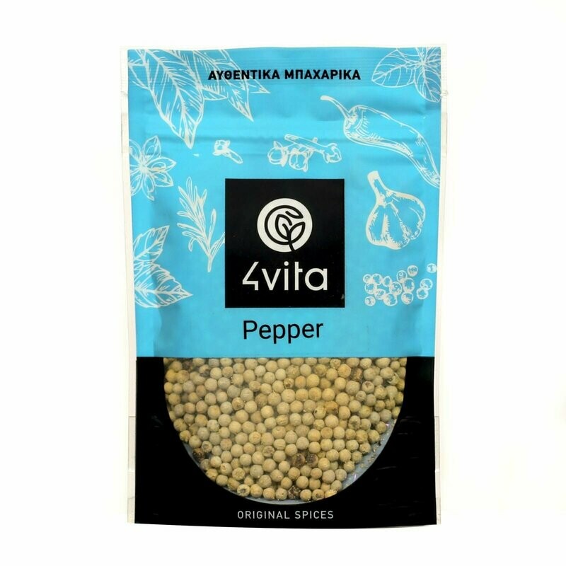 Whole White Dried  Peppercorns 70g