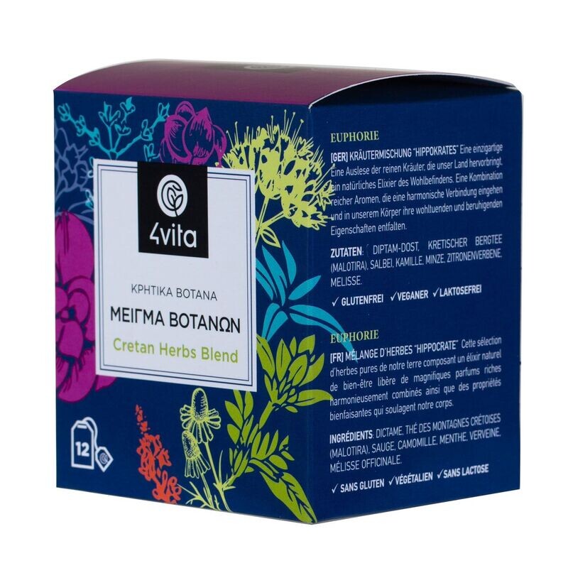 Greek Herbs Blend Hippocrates by 4Vita (12 sachets)