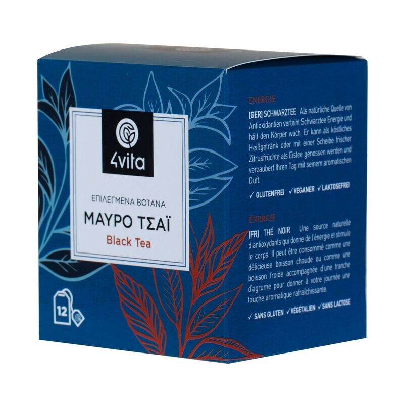 Black Tea by 4Vita (12 sachets)