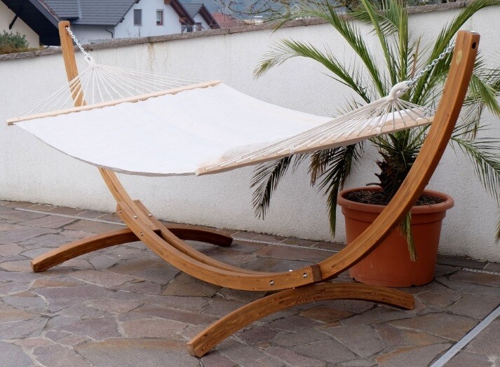 BLANKA XXL LUXUS BRASIL BEIGE– VISEČA MREŽA – 375 cm ZA 2 OSEBI