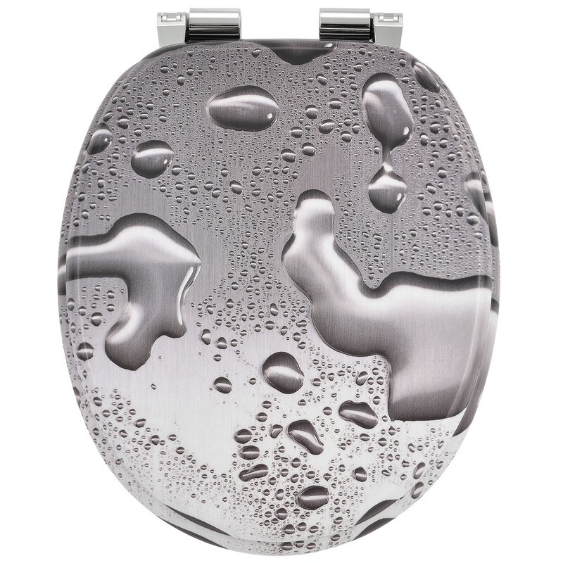 MODEL KAPLJICE - POKROV za WC školjko iz MDF s samodejnim spuščanjem