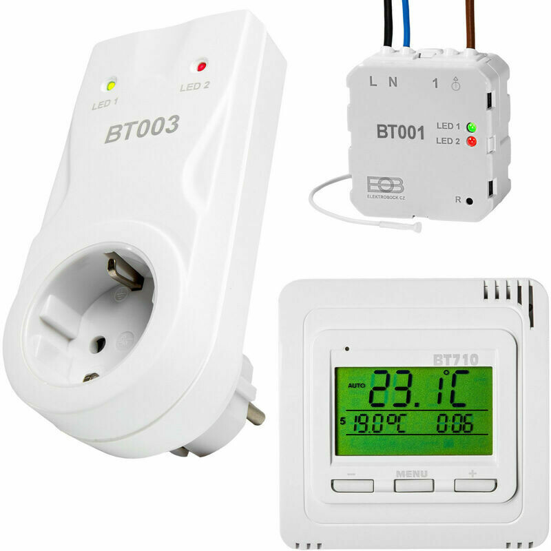 Daljinski termostat za vtičnico ali prikrit