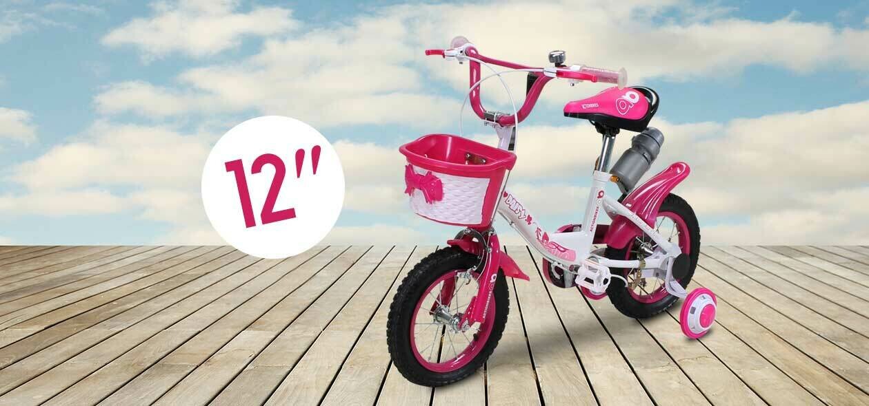 Actionbikes otroško kolo DAISY- ROZA- 12 palčna kolesa