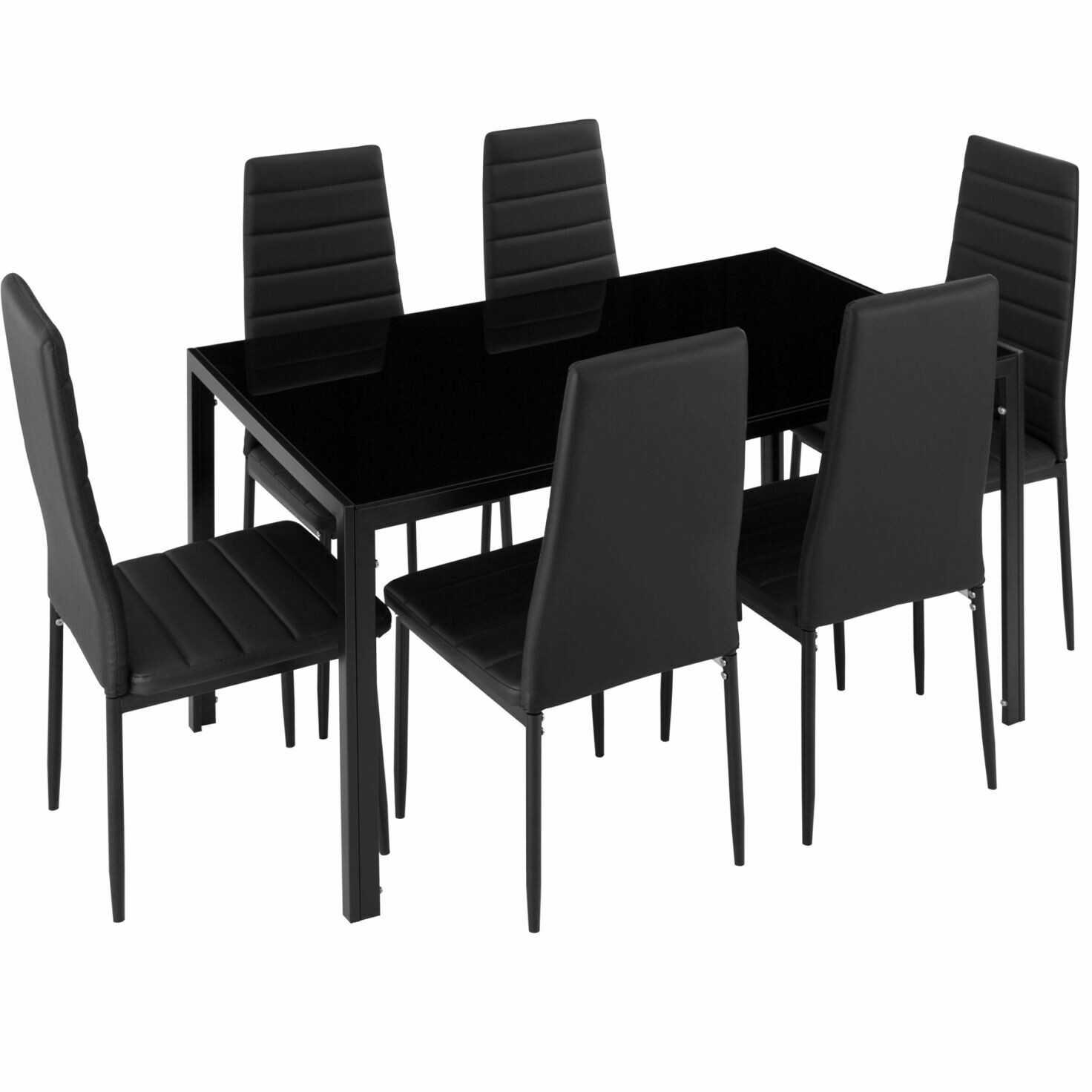 Jedilni SET– Garnitura- Brandenburg - miza + 6 stolov bela ali črna