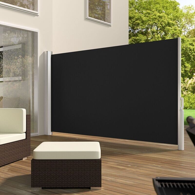 Tenda iz aluminija 160 / 180 / 200 cm x 300 cm - ČRNA
