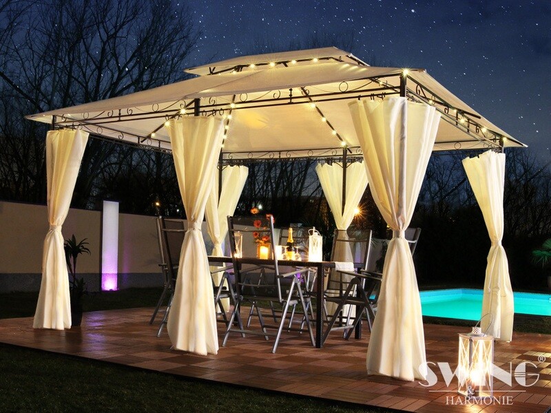 LUX LED PAVILJON &quot;MINZO&quot; 3 x 4 m - več barv
