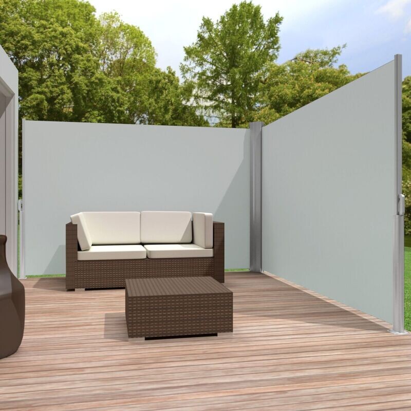 ​Aluminijasta dvostranska tenda 160 / 180 / 200 cm x 600 cm - SIVA