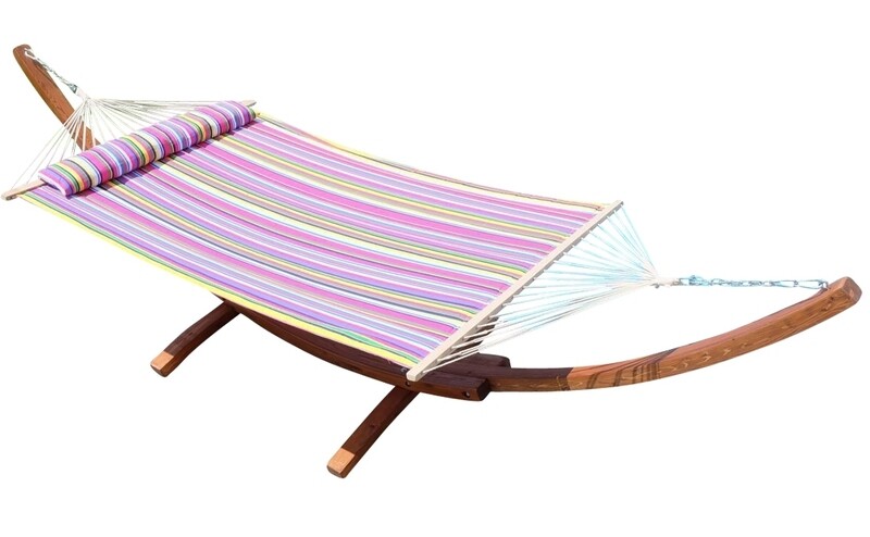 Viseča mreža XXL PINK - 410 cm ZA 2 OSEBI