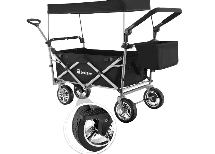 Zložljiv transportni voziček Niko s transportno torbo, nosilnost 80 kg - več barv