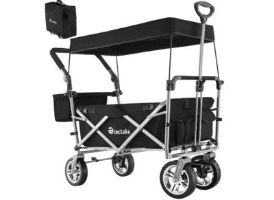 Zložljiv transportni voziček Nico s transportno torbo, nosilnost 80 kg/ voziček za plažo/ več barv