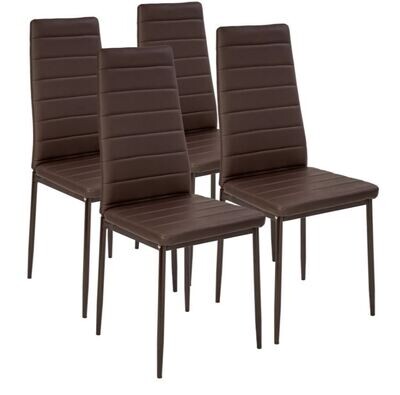 4 stoli iz umetnega usnja - več barv