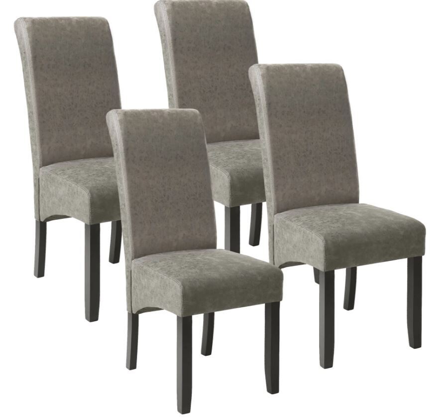 4 jedilni stoli z ergonomsko obliko sedežev - več barv