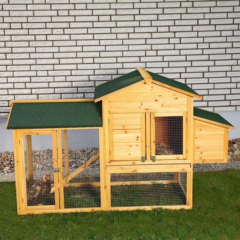 XXL kokošnjak iz lesa - 168 cm x 103 cm x 75 cm