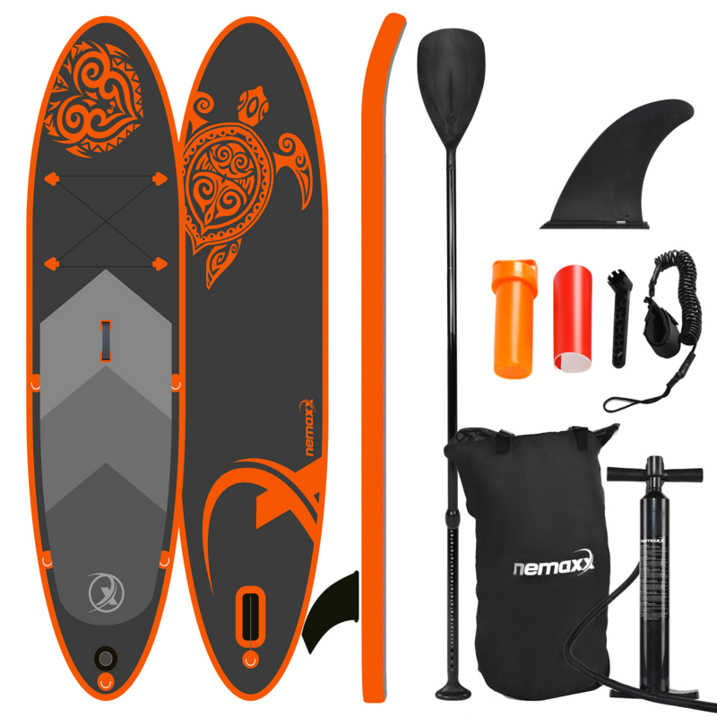 NEMAXX PB380II SUP v ORANŽNI barvi - 380x76x15 cm z opremo