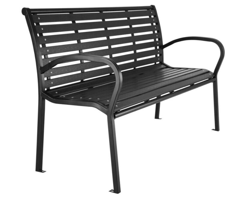 Elegantna vrtna klop Pina - 3 sedežna – 126 x 62 x 81,5 cm