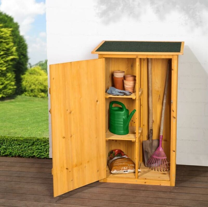 Vrtna omara z ravno streho - 75 × 56 × 118 cm
