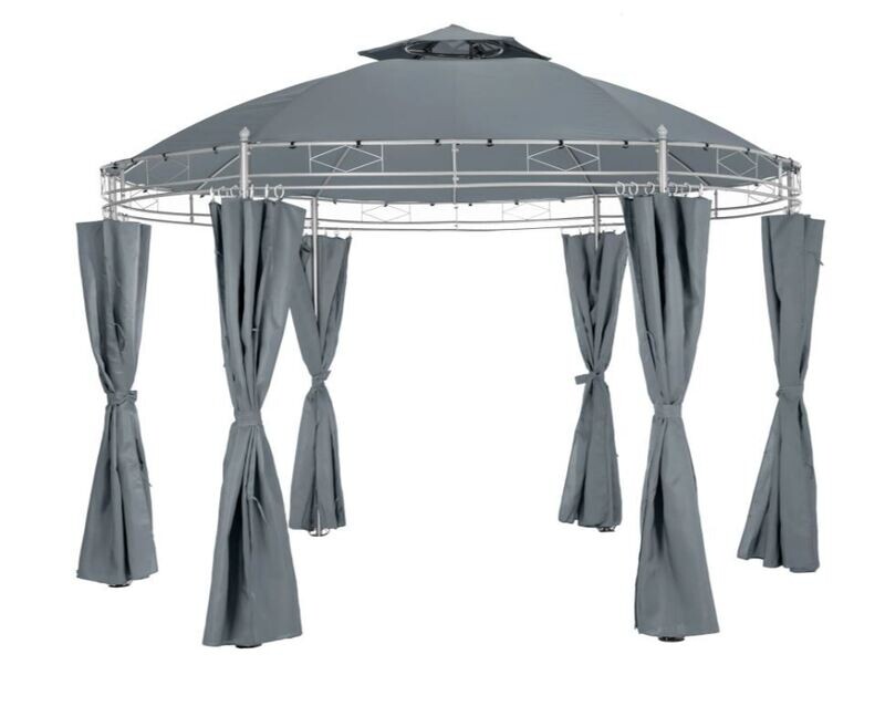 Gazebo Sierra 3,5 m - BEŽ/ANTRACIT/RJAVA