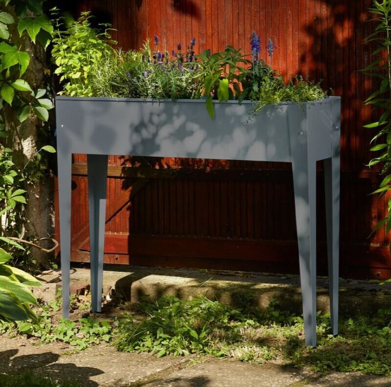Visoka greda Kaja 98,5 x 26 x 82,5 cm - antracit