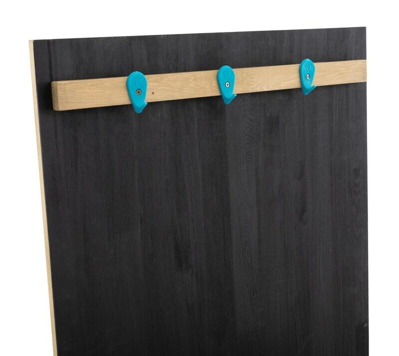 Lesena miza za mivko s tablo - 81 x 65 x 63 cm