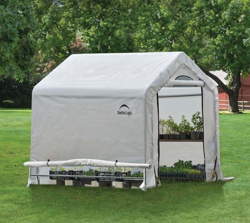 Rastlinjak iz polietilena - 1,8 x 1,8 x 1,8 m
