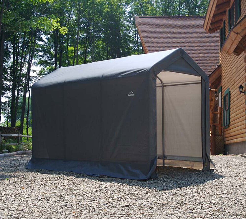 Garažni/skladiščni šotor 5,4 m² - 3,0 x 1,8 x 2,0 m - SIVA