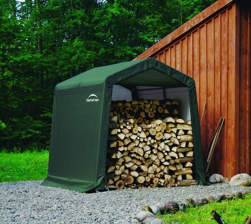 Garažni/skladiščni šotor 5,76 m² - 2,4 x 2,4 x 2,4 m - ZELENA