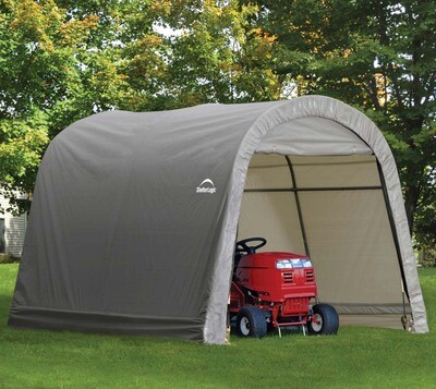 Garažni/skladiščni šotor 9 m² - 3,0 x 3,0 x 2,4 m - SIVA