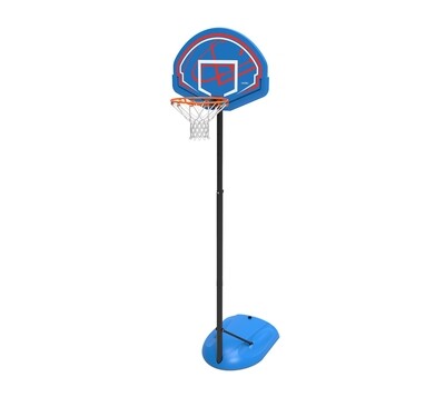 Koš za košarko Nebraska - višina od 167 do 228 cm - MODRA