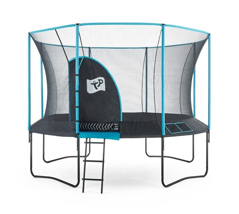 Trampolin Genius z varnostno mrežo - 366 x 366 x 269 cm