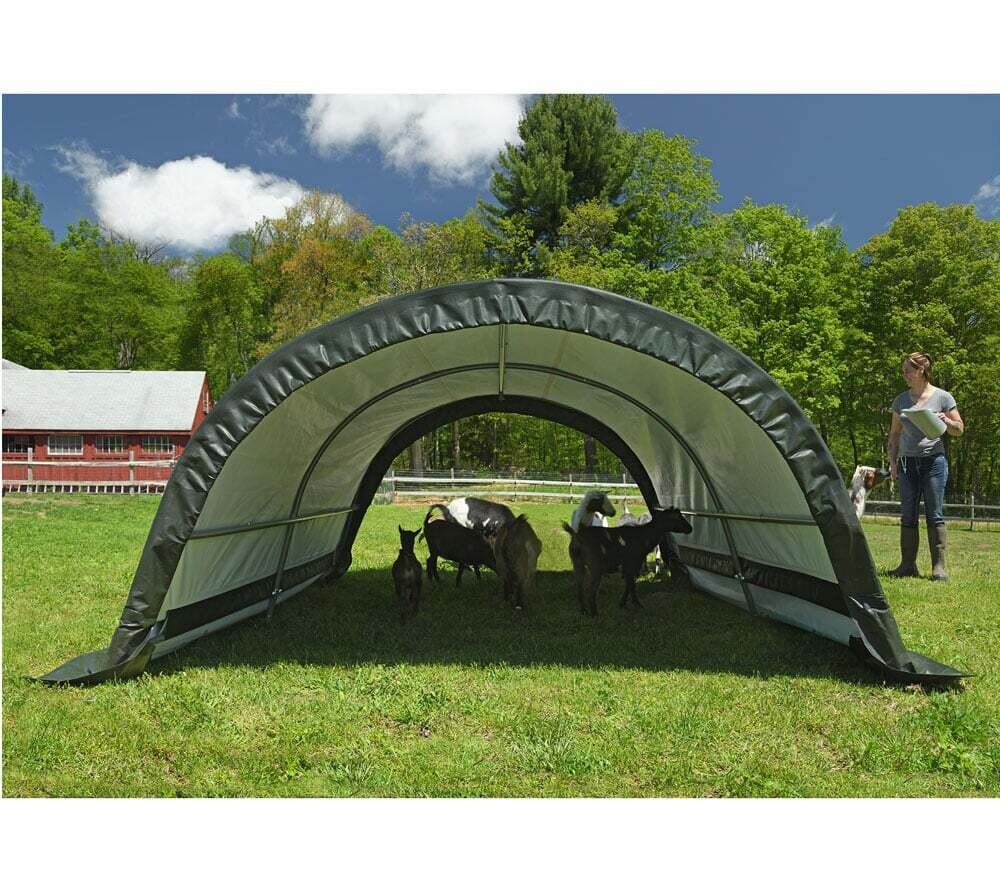 Pašni šotor 7,8 m² - 300 x 260 x 150 cm - ZELENA