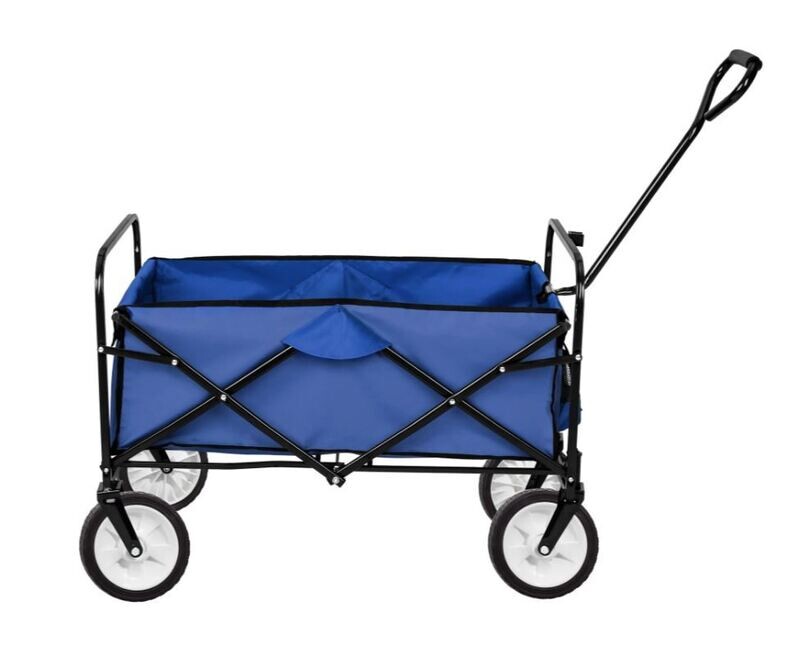 Zložljiv transportni voziček - do 80 kg – ZELEN, MODER, SIV