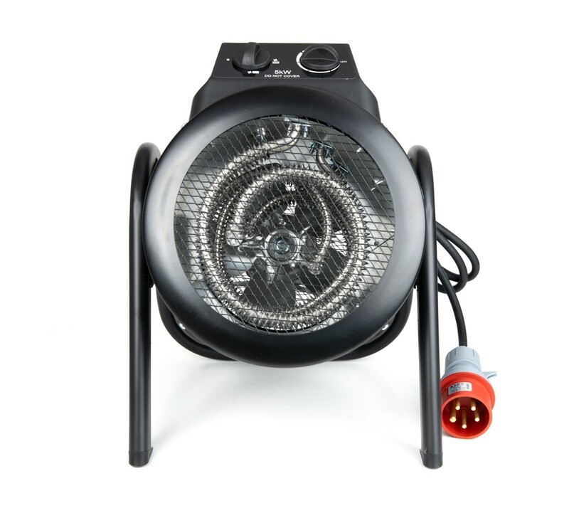 Ventilatorski grelec Ikarus 5000 W - 36 x 32 x 45 cm - ogrevalna površina 100 m³