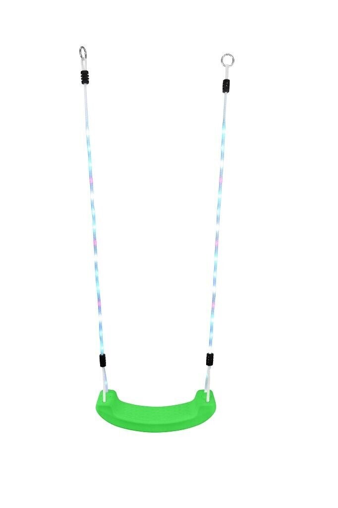 Plastična gugalnica z LED lučkami - zelena