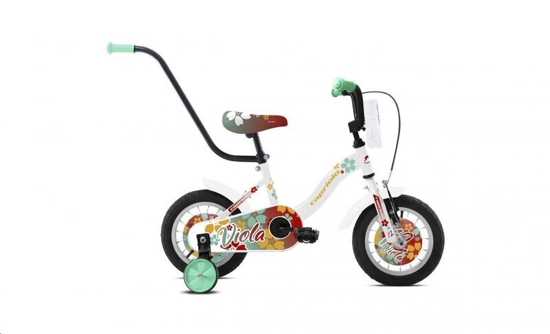 Otroško kolo BMX 12&quot; VIOLA - cvetlično-belo