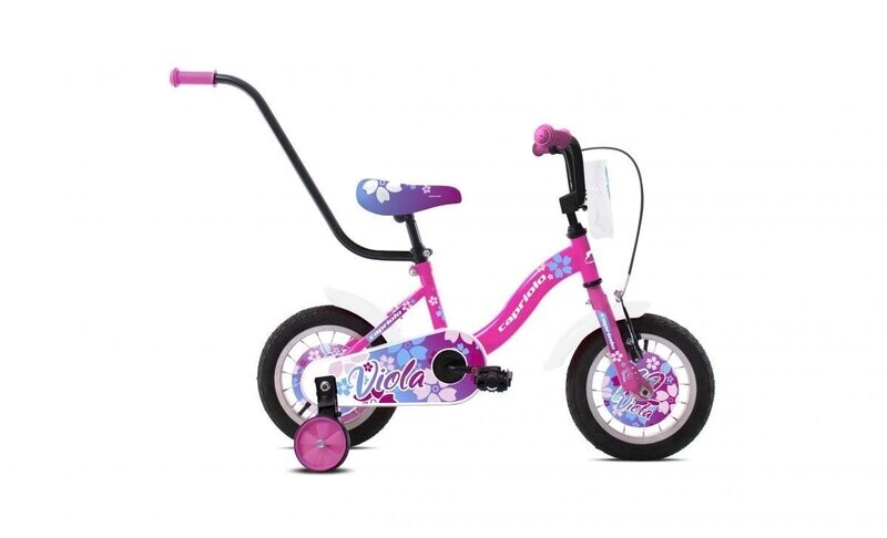 Otroško kolo BMX 12&quot; VIOLA - belo-roza