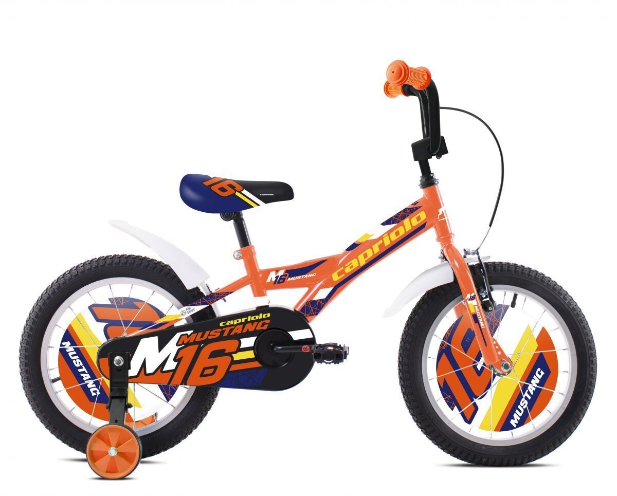 Otroško kolo MUSTANG BMX 16&quot; - oranžno-moder