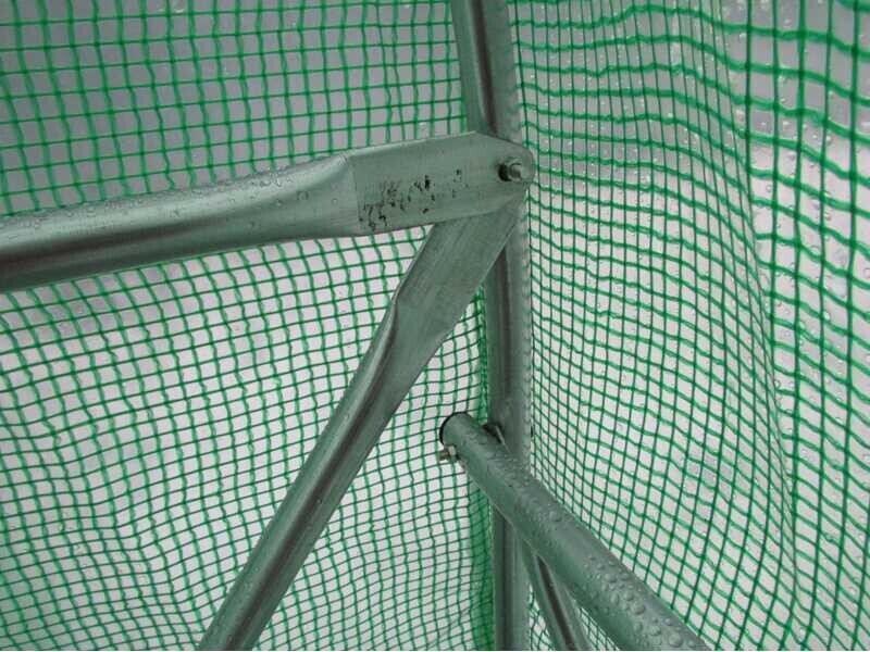 Rastlinjak tunel s folijo - Z VRATI - 2 x 3 m - višina 2,25 m