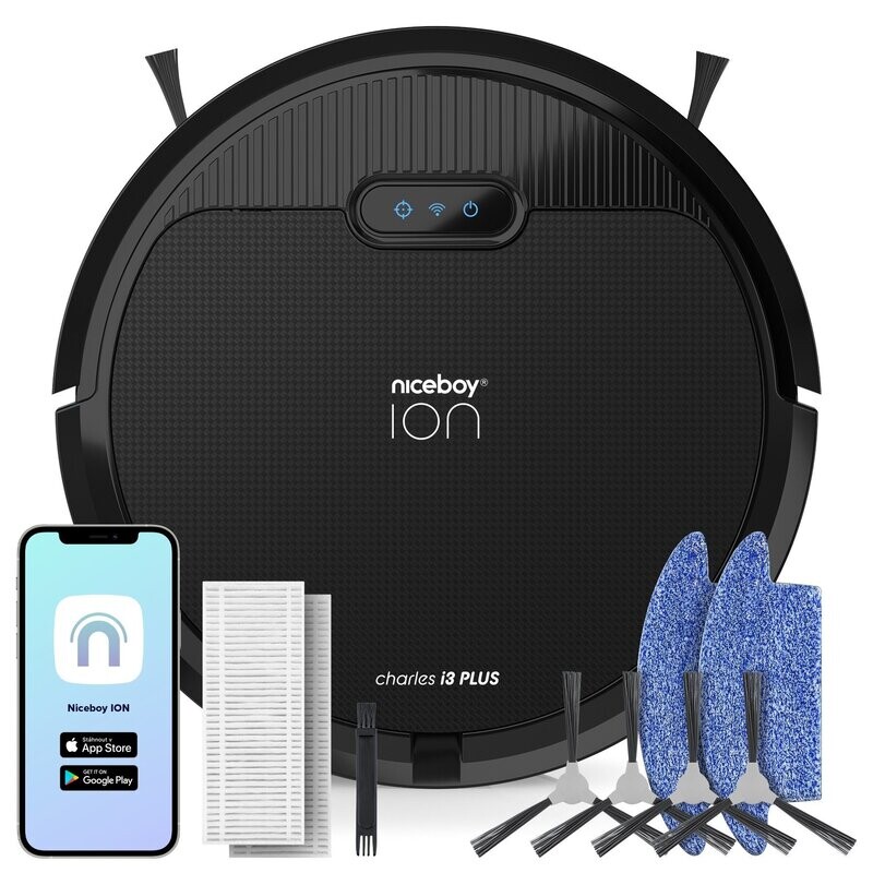 Robotski sesalnik ION i3 Plus črn