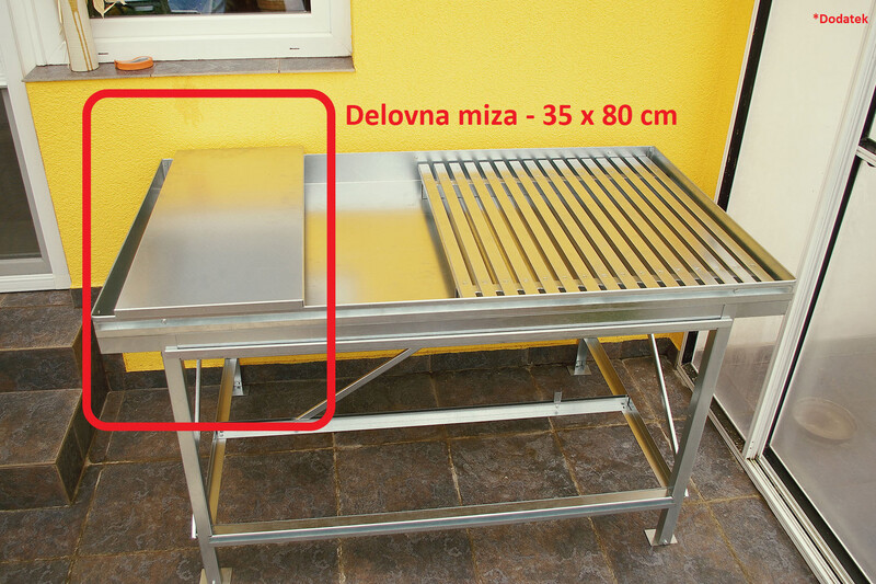 Miza za gojenje rastlin - 142 x 78 x 80 cm