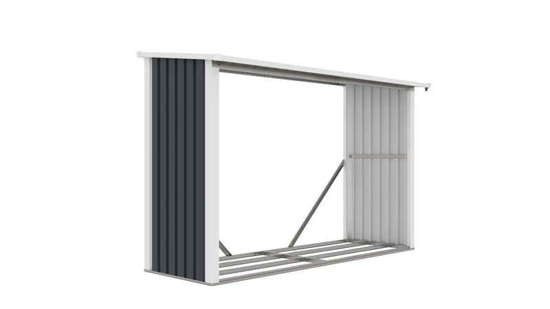 ​​Stojalo za drva G21 WOH 335 - 242 x 89 cm, ANTRACIT