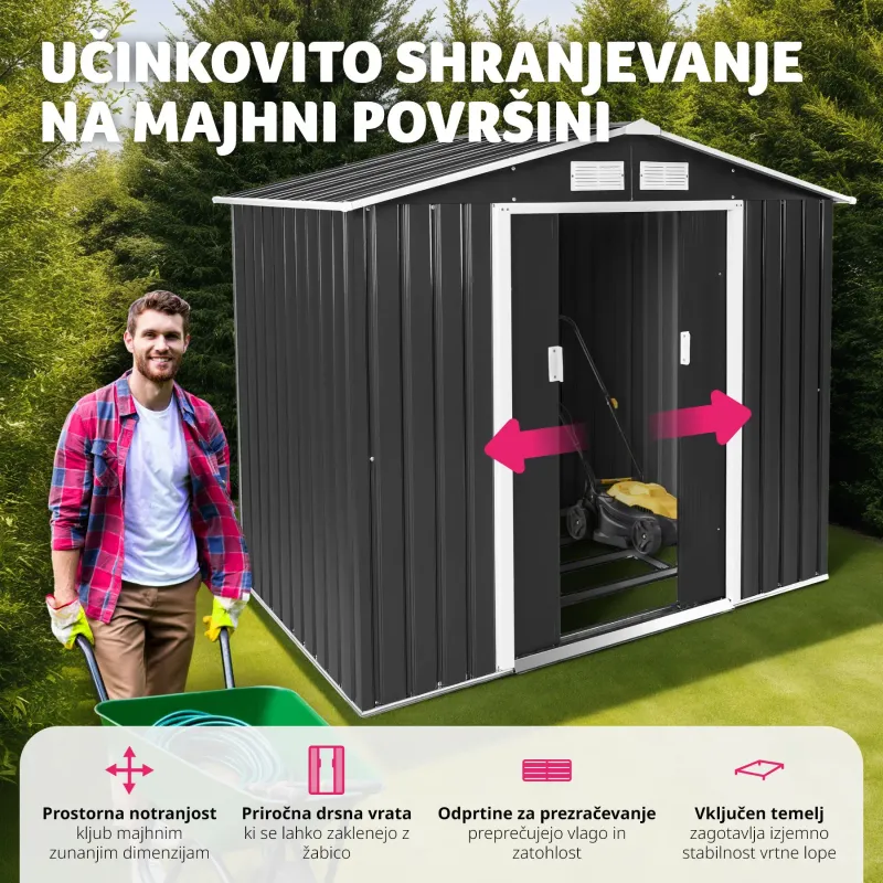 Vrtna hiška/uta 2,8 m²