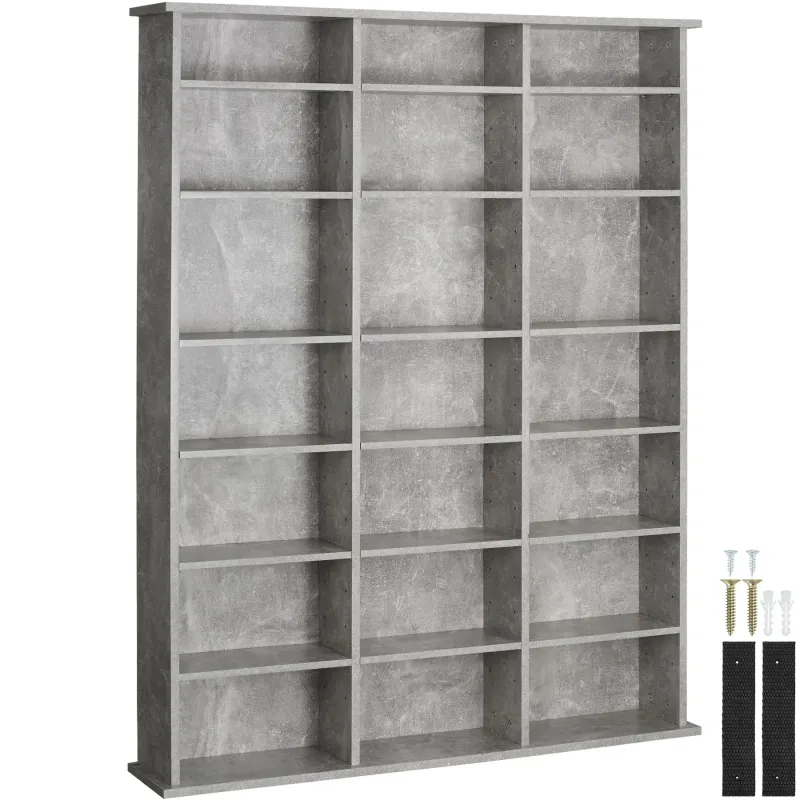 CD / DVD regal v videzu lesa - 105,5 x 19 x 136,5 cm