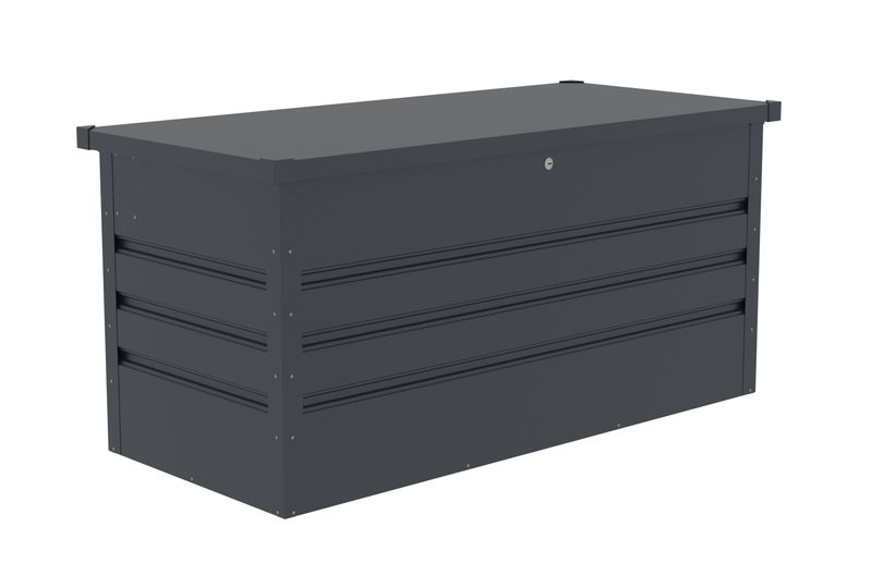 Zaboj za shranjevanje 400 L - 132 x 61 x 62 cm - ANTRACIT