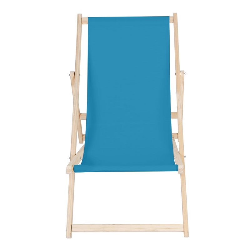 Ležalnik za plažo - svetlo moder