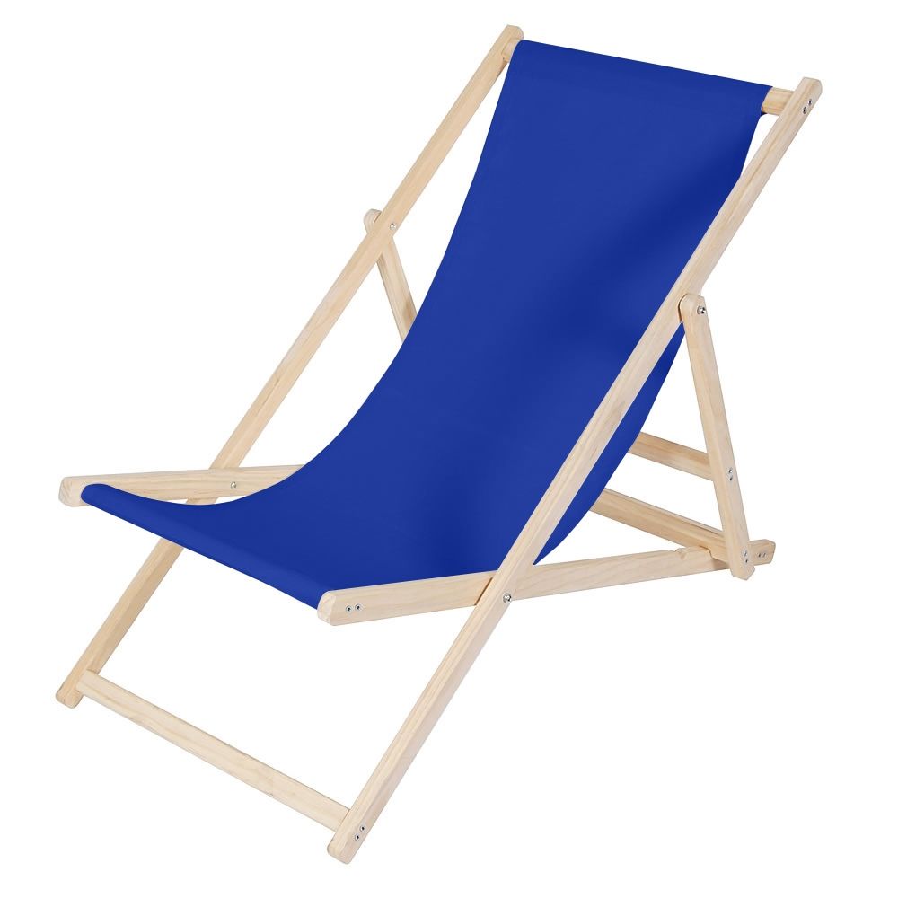 Ležalnik za plažo - moder